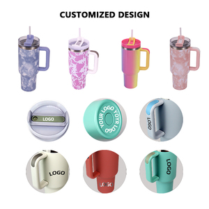 <span class=keywords><strong>Tumbler</strong></span> Sportivo da 40oz in Acciaio Inox a Doppia Parete Isolato con Manico e Cannuccia per Sublimazione, Magazzino USA Topnovo - Product Image 6