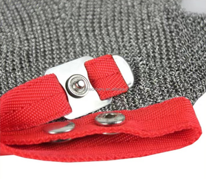 BSP A9 acier inoxydable boucher métal maille <span class=keywords><strong>boucherie</strong></span> anneau garde bouclier Anti-coupe chaîne courrier huître Guantes De Malla Acero gants - Product Image 4