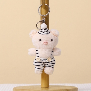 Llavero Colgante de Peluche de Cerdo con Falda Floral Mini Adorable al por Mayor, <span class=keywords><strong>Juguete</strong></span> de Peluche Suave de <span class=keywords><strong>Mascota</strong></span> de Cerdito de Dibujos Animados OEM para Regalo - Product Image 3