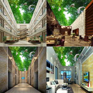 Mural Autoadhesivo Personalizado con Efecto 3D, <span class=keywords><strong>Papel</strong></span> Tapiz Elegante para Mujer, Fondo de Tv para Sala de Estar - Product Image 5