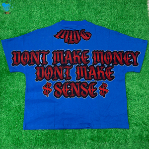 เสื้อยืดโอเวอร์ไซส์ทรงบ็อกซี่ ไหล่ตก พิมพ์ลาย DTG พร้อมโลโก้ตามสั่งจากผู้ผลิต ผ้าเจอร์ซีย์เนื้อหนา ทรงครอป คอกลม สไตล์ดิสเทรส - Product Image 6