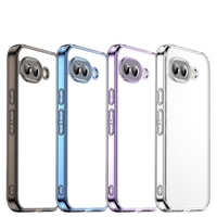 Coques pour téléphone portable Google Pixel 10A, matériau TPU+PC, antichoc, transparentes