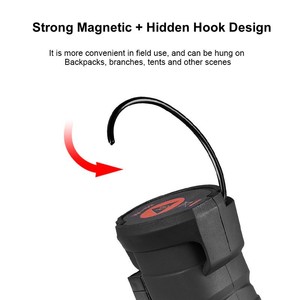 Led làm việc ánh sáng có thể gập lại sạc nam châm ngoài trời tự động đèn pin với móc COB đa chức năng xe bảo trì ánh sáng - Product Image 5