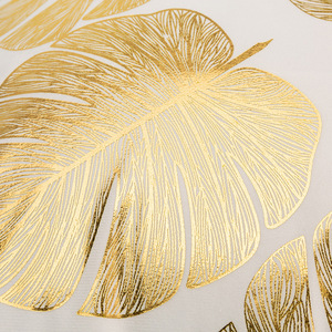 Housse de <span class=keywords><strong>coussin</strong></span> carrée en velours doux à motif géométrique, taie d'oreiller jetable imprimée en feuille d'<span class=keywords><strong>or</strong></span> pour canapé-lit - Product Image 4