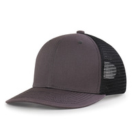 Casquette Trucker Noire Personnalisée avec Broderie et Patch en Cuir, Tissu Jersey Tendance pour Performance, Hip Hop, Plage, Cyclisme