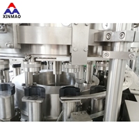 Machine de remplissage et de scellage de boissons gazeuses en conserve de 330 ml à haute efficacité 6000BPH