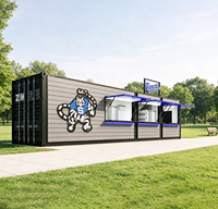 Conteneur en acier respirant personnalisable en usine pour bureau, bar, boutique, cour, avec un design moderne