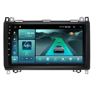 Pemutar Multimedia radio mobil android, untuk Mercedes B200 2006-2014 navigasi GPS memiliki Auto wireless Carplay dengan BT WIFI