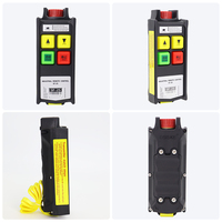 Mini télécommande radio à 2 boutons IP66 pour grue hydraulique industrielle, camion, débroussailleuse