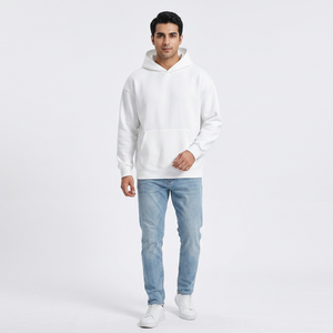 Lourd 480g australien coton et polaire épais à capuche hommes épaule pull-over serré polaire sweats à capuche femmes marque de mode - Product Image 1