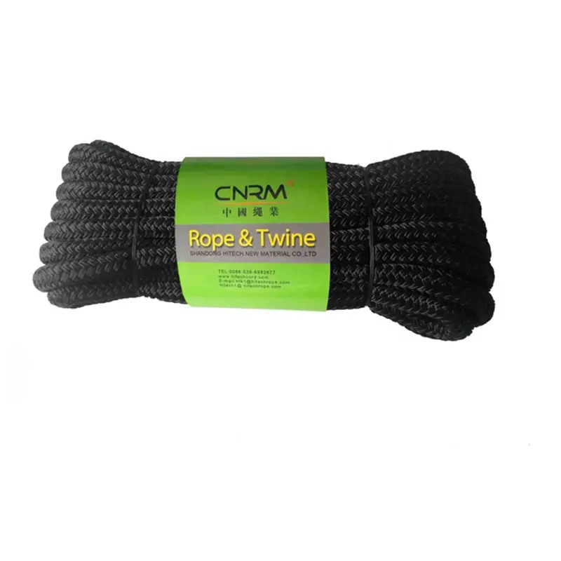 Double Braided Nylon Dock Lines 4840 lbs Breaking Strength (L: 25 ft. D: 1/2 inch Eyelet: 12 inch) 2 Pack of Marine Mooring Rope