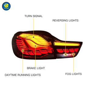 YU GUANG Style Dynamique pour <span class=keywords><strong>BMW</strong></span> Série 4 LED <span class=keywords><strong>Feux</strong></span> Arrière 2013-2020 F32 F33 F36 Feu Arrière Mise À Niveau 12V Pièces Auto Feu <span class=keywords><strong>Stop</strong></span> - Product Image 5