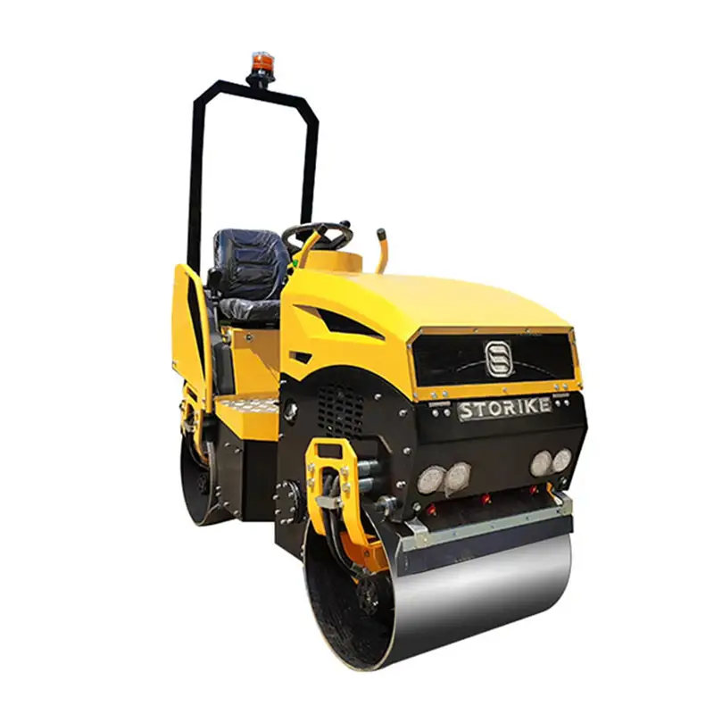 1ton double drum steam road roller vibrating road roller india