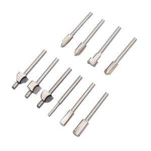 Xinsentuo – Lot de 10 fraises en acier rapide pour le travail du bois, têtes de meulage pour meuleuse électrique, fraises pour perceuse électrique - Product Image 3