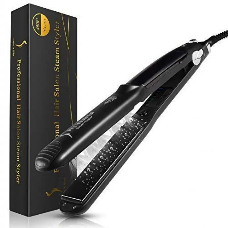 Plancha de pelo eléctrica profesional para salón de belleza, alisador de pelo de hierro plano, calentamiento rápido, envío directo