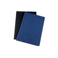 Bolsa de documentos de negocios de cuero PU A4, tablero de escritura de tamaño carta de impresión múltiple, carpeta de cuero en relieve personalizada