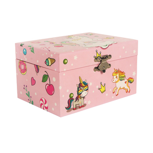 High Quality Large Storage Unicorn <strong>Musical</strong> <strong>Jewellery</strong> <strong>Box</strong> Pink Girls' Gift - Product Image 2