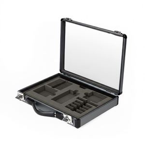 Custom Clear Display Aluminum <b>Storage</b> Sports Trading Card Case <b>Box</b> Fits P-SA, CSG, BGS Aluminum 200 Slot Graded Card Case - Product Image 4
