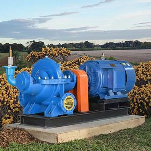 ปั๊มน้ำแบบดูดสองทางชนิด S ขนาดกลาง รุ่น S ปั๊มน้ำหอยโข่งแนวนอนแบบไหลแรงขนาดใหญ่ 6Sh-9 ปั๊มน้ำแบบแยกส่วนขั้นตอนเดียวสำหรับการชลประทาน - Product Image 1