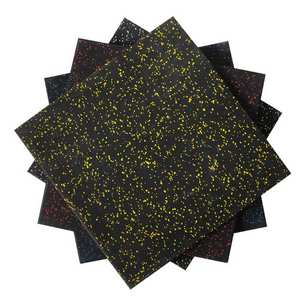 Noise Reduction Sport Fitness <b>Rubber</b> Tile <b>Gym</b> Flooring <b>Mats</b> - Product Image 2