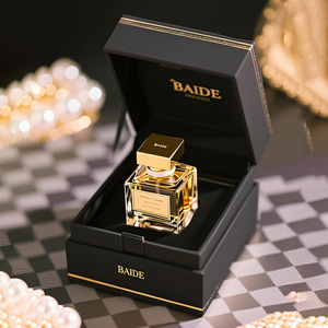 Factory Luxury Men Square Perfume <b>Spray</b> <b>Bottle</b> Clear Crimp <b>Empty</b> Zamac Cap 30ml 50ml 100ml Glass Perfume <b>Bottle</b> with Gift Box - Product Image 1