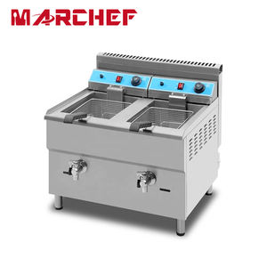 <span class=keywords><strong>Friteuse</strong></span> pour poulet frit et poulet frit, certifié CE, <span class=keywords><strong>Double</strong></span> réservoir Commercial, gaz goutte d'<span class=keywords><strong>huile</strong></span>, 20 l - Product Image 2