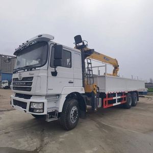 Camion grue à flèche télescopique Shacman Delong 6X4 à transmission intégrale avec capacité de levage de 12 tonnes - Product Image 3