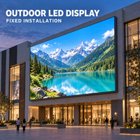 Écran LED d'extérieur étanche avec télécommande, design léger, panneau d'affichage numérique P4 P5 P6.67 P8 P10