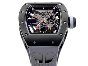 Reloj de Moda, Nuevo y en Oferta, con Caja de Fibra de Carbono Negra y Correa de Goma, Reloj de Negocios para Hombre - Product Image 2