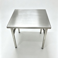 Ensemble complet de mobilier de repas d'extérieur pliable en acier inoxydable : table et chaises de voyage, tabourets pour patio, jardin, pique-nique, restaurant