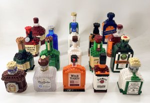 Mô Phỏng Rượu Vang Chai Gạch DIY Mô Hình Đồ Chơi Độc Đáo Sáng Tạo Xây Dựng Hiển Thị Xây Dựng Khối Thiết Lập Cho Giáng Sinh Món Quà Kỳ Nghỉ - Product Image 4