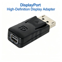 High Quality DisplayPort Male to Mini DP DisplayPort Female Adapter for Displays PC Laptops Monitors