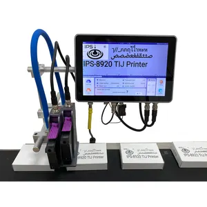 Impressora a jato de tinta térmica inteligente tij 2.5 fácil de operar, máquina de impressão a jato de tinta para código Qr de lote com data de validade