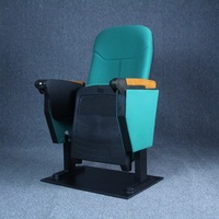 Vente en gros de meubles de théâtre coque en plastique chaise auditorium pliante personnalisée avec tablette