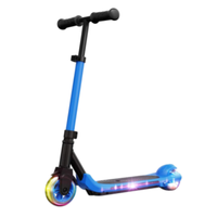 Trottinette électrique pour enfants en gros d'usine : planche unique à pousser, réglable en hauteur, pliable avec roues lumineuses