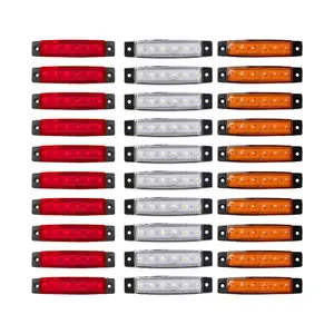 Indicatori di direzione laterali per rimorchio per camion luce di segnalazione per auto freno di avvertimento posteriore fanale posteriore LED 12V 24V spia di avvertimento - Product Image 1