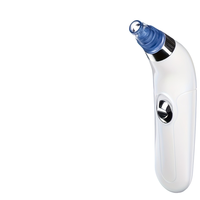 Nettoyeur de pores électrique léger à poignée incurvée, aspiration sous vide, appareil pour éliminer l'acné et la graisse, outil de beauté universel pour les soins de la peau