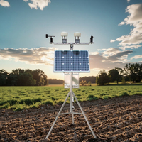 Station météo automatique haute performance CODA Industrial avec écran tactile LCD et protection IP65 pour la surveillance à distance multiparamètres
