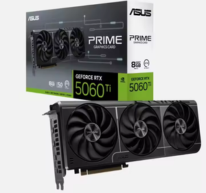 Carte graphique de jeu SUS GeForce RTX 5060 Ti <span class=keywords><strong>PRIME</strong></span> 8 Go PCI Express avec ventilateur pour ordinateurs de bureau, nouvelle - Product Image 1