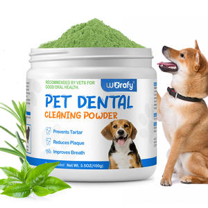 Worafy Polvere Verde da 100g per Igiene Orale Naturale e Pulizia Dentale dei Cani all'Ingrosso, Previene il Tartaro e Sbianca i Denti - Product Image 1