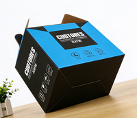 Boîte d'emballage pour produits de gym en carton ondulé en papier kraft avec impression offset naturelle et logo personnalisé, conception gratuite