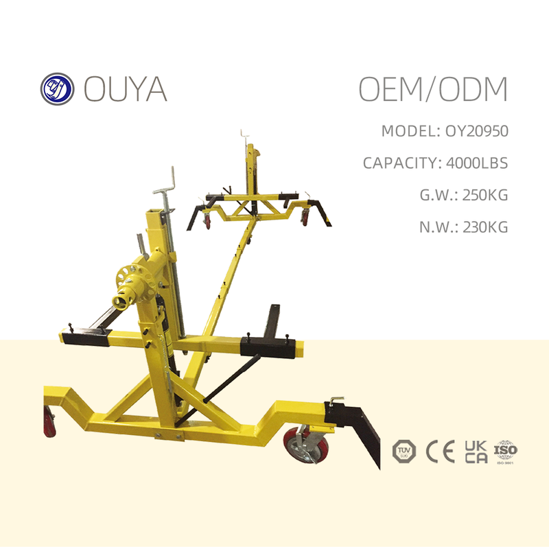 Adjustable 4000lbs Steel Rotisserie Auto Frame