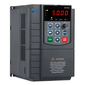 चर गति ड्राइव पलटनेवाला 5.5KW VFD पलटनेवाला तीन चरण आवृत्ति पलटनेवाला