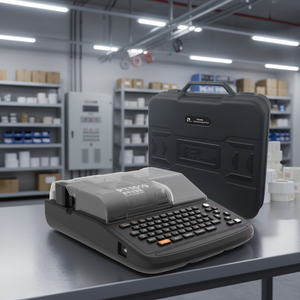 เครื่องพิมพ์ฉลากแบบหดด้วยความร้อนสำหรับท่อพีวีซีและสายเคเบิล พร้อมริบบิ้นสำหรับเครื่องพิมพ์แบบถ่ายโอนความร้อน - Product Image 2