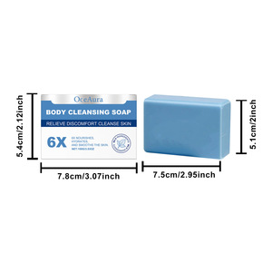 Body cleansing soap cleanses the skin moisturizes softens brightens moisturizes cleanses the skin cleanses and refreshes - Product Image 6