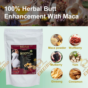 批发黑色玛卡根极端粉末保健补充剂纯黑色玛卡粉战利品曲线，用于臀部增强 - Product Image 6