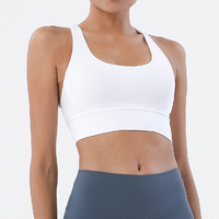 Soutien-gorge de sport professionnel gilet soutien élevé Yoga dos croisé sous-vêtements de sport en 35 couleurs bleu rouge grande taille gilet de Fitness