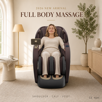Fauteuil de massage électrique intelligent 3D moderne OYEAL, design zéro gravité, fonction musicale, tension universelle, en cuir PU pour le corps