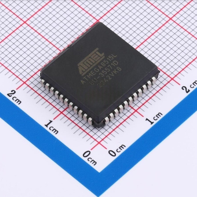 Microchip Technology ATMEGA8515L-8JU AVR Microcontroller IC 8-Bit 8MHz 8KB (4K X 16) Flash 44-PLCC (16.6x16.6) 512x8 RAM