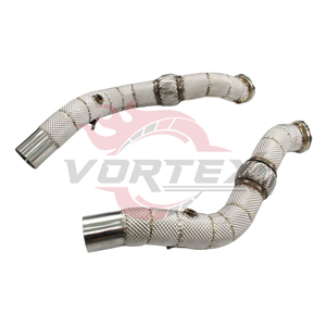 Tubo de Escape de Alto Rendimiento Vortex de Acero Inoxidable con Acabado Espejo para Maserati <span class=keywords><strong>Ghibli</strong></span> 3.0T V6 <span class=keywords><strong>Biturbo</strong></span> 2014-2026 Racing - Product Image 1